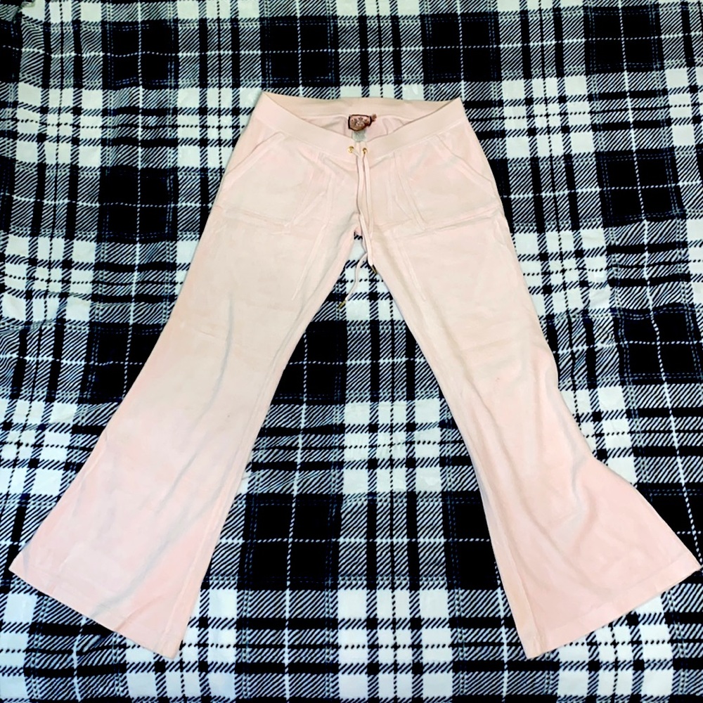 Low Rise Juicy Couture Velour Trackpants